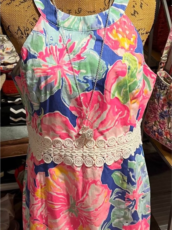 Lilly Pulitzer Dresses & Skirts - Lilly Pulitzer Pink Label with Blue Trim Detail